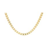 AanyaCentric 22inches Long Gold Plated Chain for Men Women Girls Boys - None