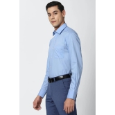 Men Blue Regular Fit Formal Full Sleeves Formal Shirt