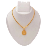 Jewar Mandi New Design Gold Plated Locket/Pendant with Link Chain Daily use for Men, Women & Girls, Boys - None