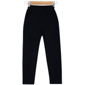 2K Kids - Black Cotton Blend Boy's Trackpant ( Pack of 1 ) - None