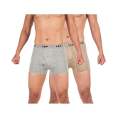 VIP. - Multicolor Cotton Blend Mens Trunks ( Pack of 2 ) - 90