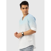 Bene Kleed - Light Blue Cotton Mens Shirt Style Kurta ( Pack of 1 ) - None