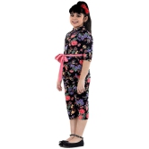 Naughty Ninos - Black Rayon Girls Jumpsuit ( Pack of 1 ) - None