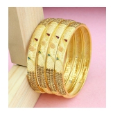 Bhagya Lakshmi - Gold Bangle Set ( Pack of 1 ) - None