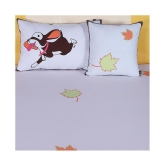 Hugs'n'Rugs Cotton Single Bedsheet ( 250 cm x 150 cm ) - Off White