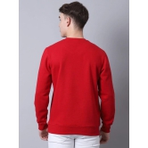 Rodamo Men Red Printed Sweatshirt