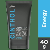 Cinthol Energy - Deostick For Men, Cream Based Deodorant, 40 G