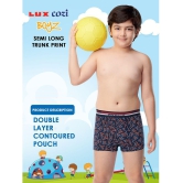 Lux Cozi - Multicolor Cotton Boys Trunks ( Pack of 2 ) - None