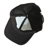 THRIFTKART Black Cotton Blend Mens Cap ( Pack of 1 ) - Black