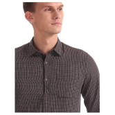 Ruggers 100 Percent Cotton Brown Shirt - None