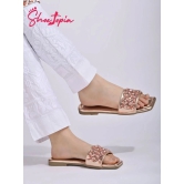 Shoetopia Rose Gold Womens Flats - None