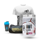 Drift BCAA by Knockout + Tshirt + Gymbag + Shaker Combo-Pina Colada / XXL