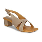 Commander Shoes Camel Womens Sandal Heels - None