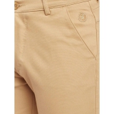 Rodamo  Men Khaki Slim Fit Trousers