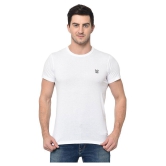 Vimal Jonney Cotton Blend white Solids T-Shirt - None