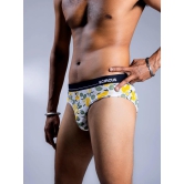 Men's Briefs - Lemon Crush-2XL