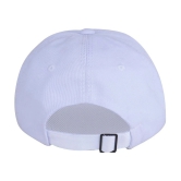 Zacharias White Cotton Mens Cap ( Pack of 1 ) - White