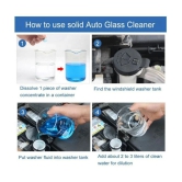 HOMETALES- Car Accessories in 50PCS/1 Set Car Wiper Detergent Effervescent Washer Windshield Glass Cleaning Tablets car accessories