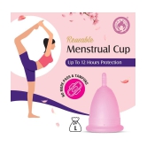 Mom & World Reusable Menstrual Cup For Women, 100% Medical Grade Silicone, Odor and Rash Free, No leakage (Large)