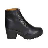 Commander Black Ankle Length Chukka Boots - None