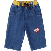 Cremlin Clothing - Indigo Cotton Blend Boys Bermudas ( Pack of 1 ) - None