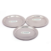 Coconut Stainless Steel Ciba Lids - Set of 3 (Size -7 /Size -8/Size -9-3Pc Each (9 Piece) - Diameter - 12Cms, 13.5Cms & 15Cms)