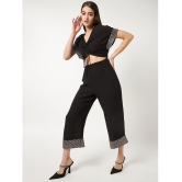 Zima Leto - Black Rayon Regular Fit Womens Jumpsuit ( Pack of 1 ) - None