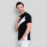 Glito - Black Cotton Blend Regular Fit Mens T-Shirt ( Pack of 1 ) - None