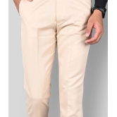 MANCREW - Cream Polycotton Slim - Fit Mens Formal Pants ( Pack of 1 ) - None