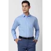 Men Blue Regular Fit Formal Full Sleeves Formal Shirt