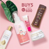 BUY 1 GET 4 FREE ||Lords Magic Glow SPF 50+ PA++ Sunscreen Serum || LOW P.H. Good Morning Gel Cleanser || Hyaluronic Acid Intensive Cream|| Cocoa Glow Body Lotion|| Lip Balm (100 ml+100ml+50g +1