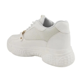 Shoetopia White Womens Sneakers - None