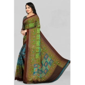 LEELAVATI - Multicolor Chiffon Saree With Blouse Piece ( Pack of 1 ) - Multicolor