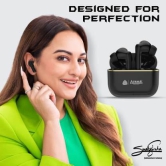 Aroma NB140 Galaxy 50 Hours* Playtime, Deep Bass, Fast Charging True Wireless Earbuds Bluetooth Headset  (Black, True Wireless)