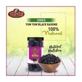 YUM YUM Premium Dried Black Raisins Kishmish 1kg (Pack of 4 - 250g Jar Each)