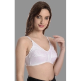 Madam - White Cotton Non Padded Womens T-Shirt Bra ( Pack of 1 ) - None