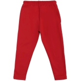 BOYS TRACK PANT SOLID RED - None