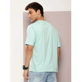 Dillinger Cotton Oversized Fit Printed Half Sleeves Mens T-Shirt - Turquoise ( Pack of 1 ) - None