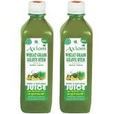 Axiom Wheat Grass Juice 500 ml(Pack of 2) |100% Natural WHO-GLP,GMP,ISO Certified Product