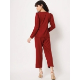 Slim Fit Sweetheart Neck Top With Trousers