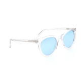 Blue Round Sunglasses for Women