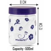 PearlPet - Blue Polyproplene Food Container ( Pack of 5 ) - Blue