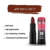 Seven Seas 3D Matte Lipstick | Long Lasting | Waterproof Matte Lipstick for Women(Rose)