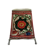  Hand painted traditional floral design pen stand