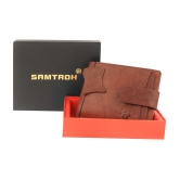 samtroh - Leather Brown Men's Regular Wallet ( Pack of 1 ) - Brown