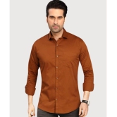 Springberry - 100% Cotton Slim Fit Rust Men's Casual Shirt ( Pack of 1 ) - None