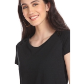 Sugr Cotton Black T-Shirts - Single - M