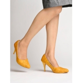 Shoetopia Yellow Women''s Pumps Heels - None