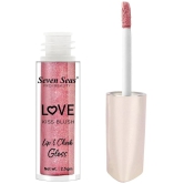 Seven Seas Tint Lip Love Kiss Blush|Moisturizing lip gloss and lip cheek tint Glossy Finish (Pink)