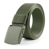 SUNTAP - Green Nylon Mens Casual Belt ( Pack of 1 ) - None